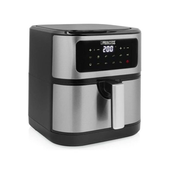 Princess 183043 Airfryer uden olie 7L 1800W Rustfrit stål Sort