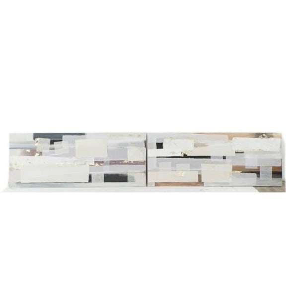 ram 150 x 3,5 x 60 cm modern abstrakt (2 enheter)