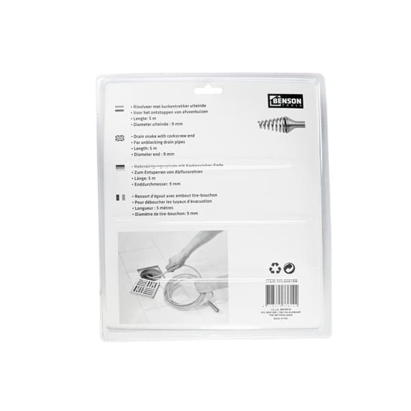 Diskbänksblockerare 5mx8mm - GENERISK - 2 års garanti - Vit - Vuxen