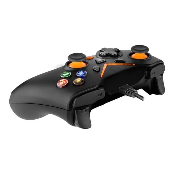 KROM Key Gamepad 12 knapper med ledning til PC, Sony PlayStation 3