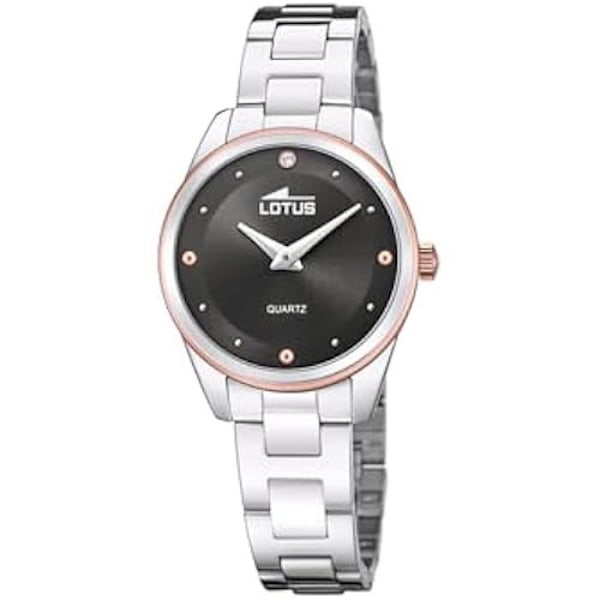 LOTUS Dame Analog Quartz Ur med Armbånd i Rustfrit Stål 18795/4 Rostfritt stål
