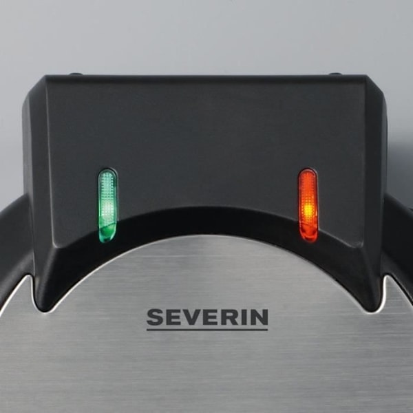 Gaufrier SEVERIN - WA2103 - Hjärtfomade plåtar - Non-stick beläggning - 1300w Svart/rostfri