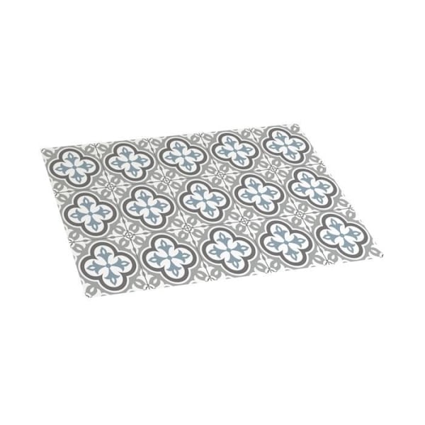 Storplanet Genanvendelig PVC vinylmåtte Croma hidra i taupe 45 x 75 cm
