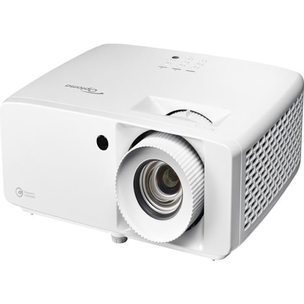 DLP 4K Ultra HD 3D Ready laserprojektor, 3500 lumen, HDR10/HLG, spelläge 1080p/240 Hz, ingångsfördröjning 4,4 ms, 1,6x zoom, hög-