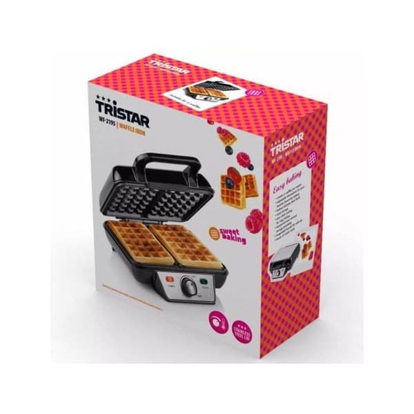 Tristar Gauffrier 1000w - WF-2195 Sort