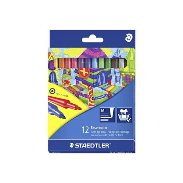 STAEDTLER Noris färg Färgpenna blandade färger förpackning om 12