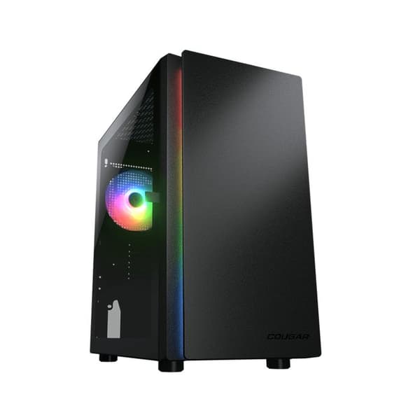 Mini Tower Kabinet - COUGAR - Purity RGB - ARGB - Tempered Glas - Sort
