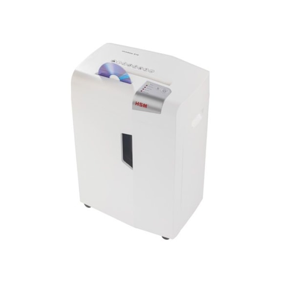 Dokumentødelægger - HSM - Shedstar X15 - Krydsning 4x37 mm - Kapacitet 15 ark - Volumen 26L vit/silver