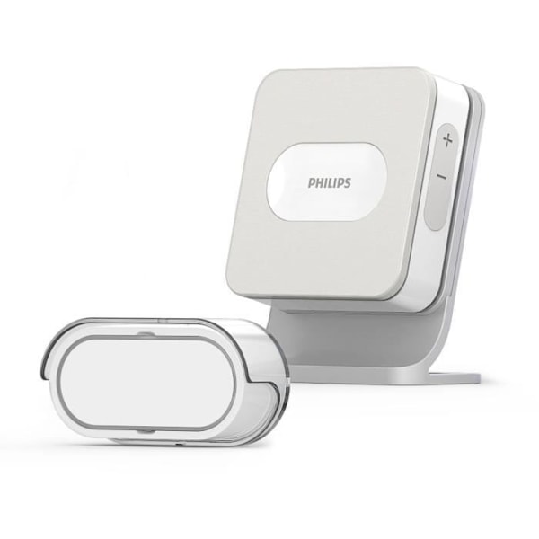 Trådløs dørklokke Philips - Welcome Bell 300 Basic - Rækkevidde 300m - 4 høj kvalitets melodier