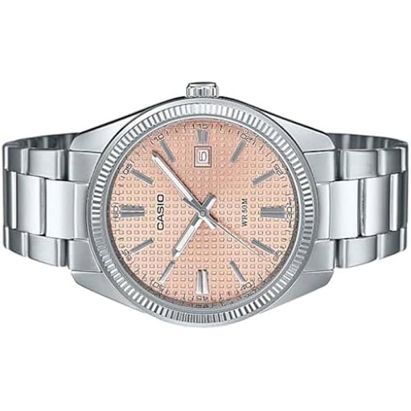 CASIO Collection Watch Mod. Date-Golf Ball DIAL - Rosa - Läder - Kvarts - Analog - Dam Rosa