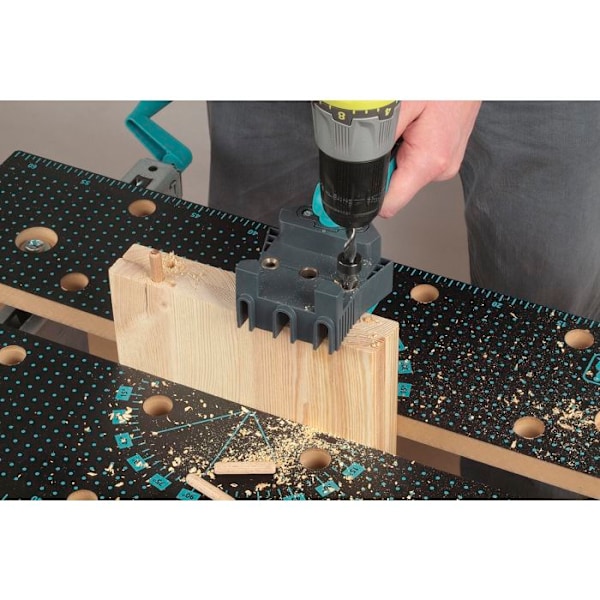 wolfcraft - Borestik til tappsamling - Diameter 6/8/10 - ref. 4640000 Træ brun