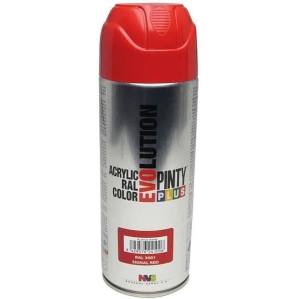 PINTY - Sprayfärg 400ml blank röd RAL 3001. Röd