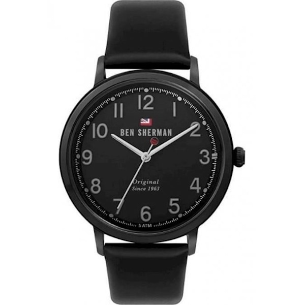 Ur - Ben Sherman - WBS113BB - Kvarts - Læder - Vandtæthed 5 ATM Svart