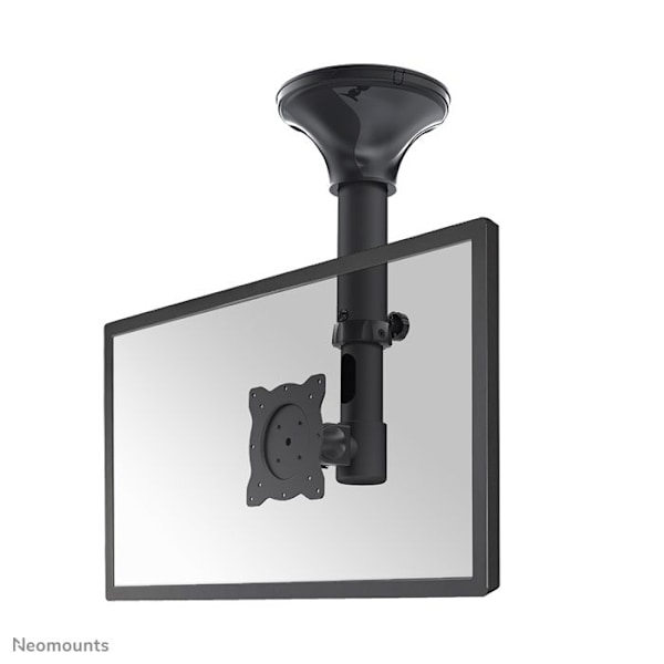 Fladskærms loftmontering - NEWSTAR - FPMA-C025BLACK - Vipning - Drejelig - Sort