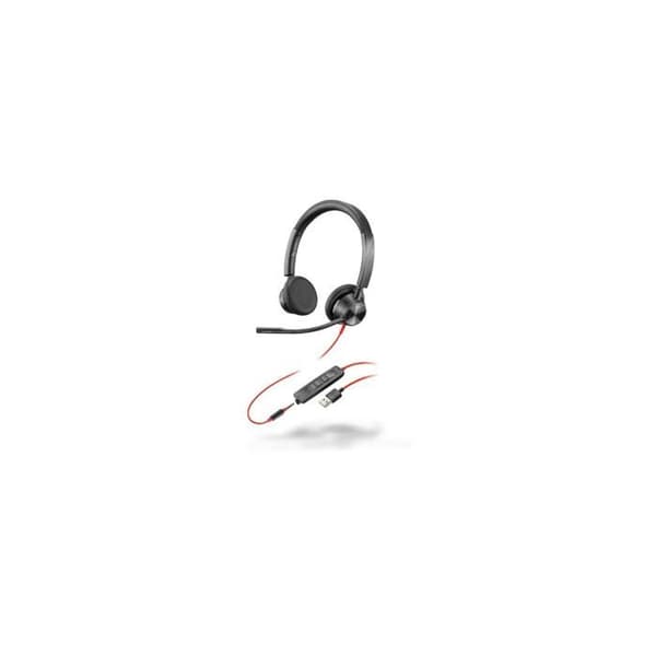 Hovedtelefoner - POLY - BLACKWIRE 3325 - USB-A - Stereo - Over-ear - 2 års garanti