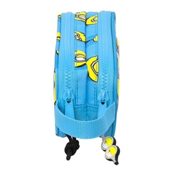 Skolepenalhus - Minions - Minionstatic - Blå - 300D polyester - 21 x 8 x 6 cm Blå
