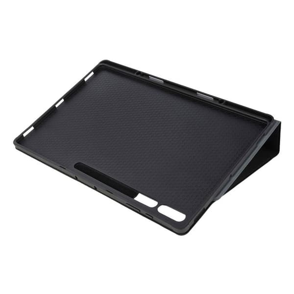 Tablet case - TUCANO - Gala - Samsung Galaxy Tab S9 Ultra - Mørkegrå - Robust materiale Sort med nylon-effekt