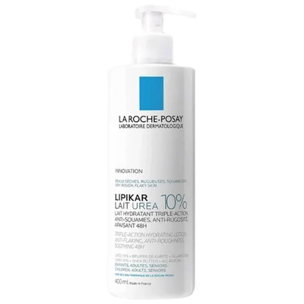 La Roche-Posay Lipikar Urea Maito 10 % Kosteuttava Suomut Karheus 400 ml
