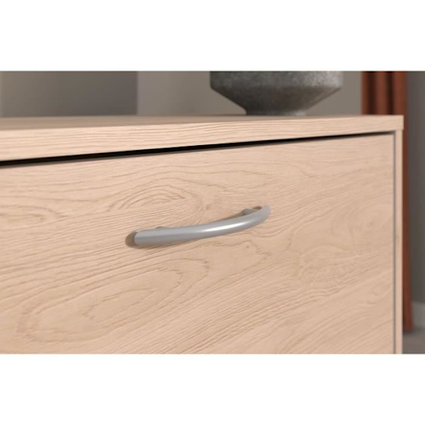 Sko skoletøj med 2 låger - EASY LIFE - Eg - 66,5 x 78,5 x 25,1 - PARISOT Egetræ