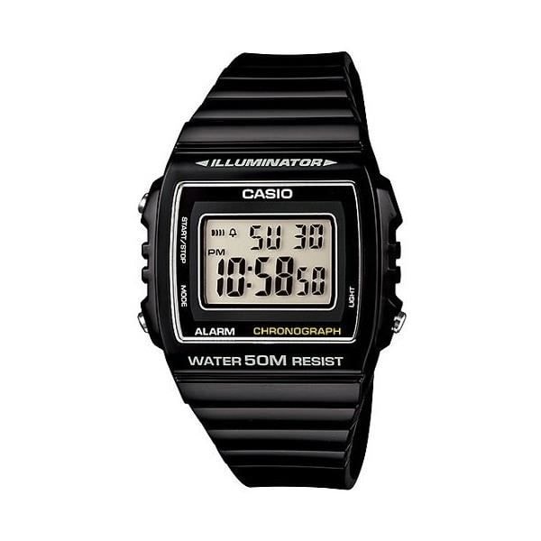 Montre - CASIO - W-215H-1A - Chrono - Alarm - Vandtæthed 5 ATM sort