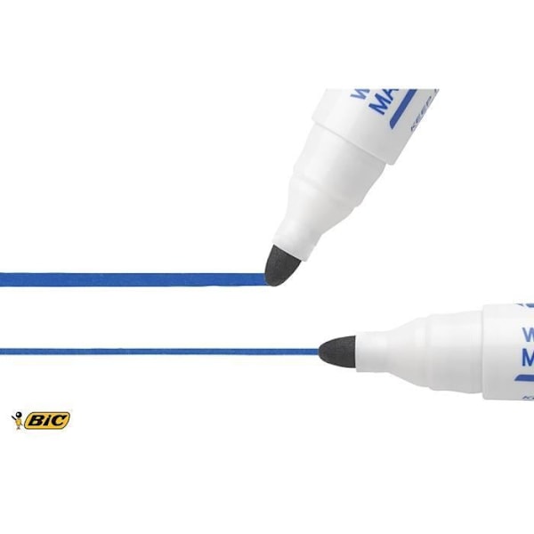 BIC® - Velleda® slettebar markørboks BIC® Velleda® 1701 ECOlutions® x 12 - Rød blæk Röd