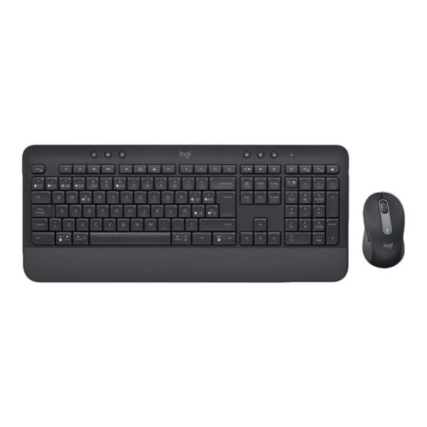 Langallin ja hiiri - LOGITECH - MK650 - Langaton - Bluetooth LE - Grafiitti - Espanja