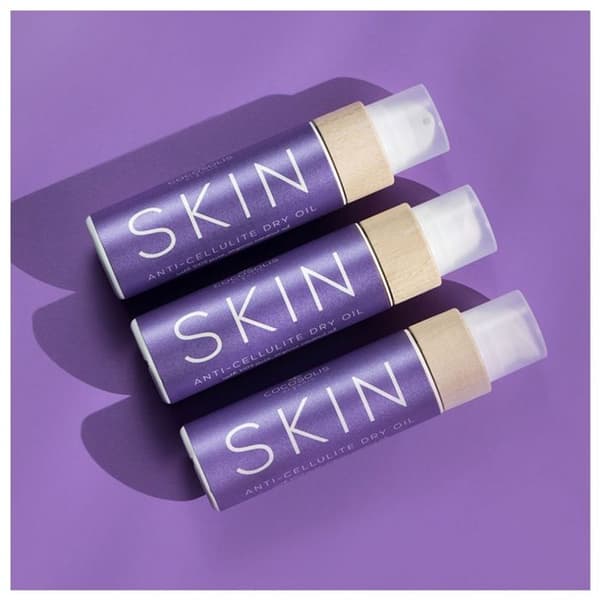 Tør olie mod cellulite - COCOSOLIS - 110ml - Reducerer udseendet af cellulite Violet