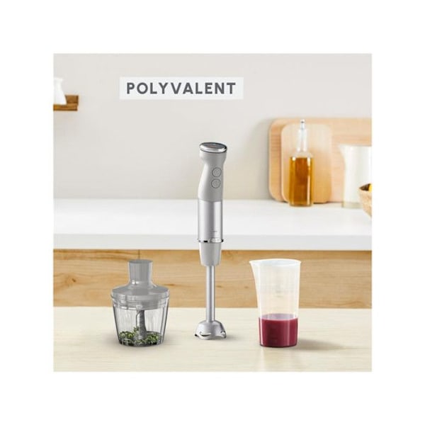 Ponnistusmiksuri - MOULINEX - Quickchef+ DD672B - 1000 W - 20 Nopeutta - Hiljainen Grå