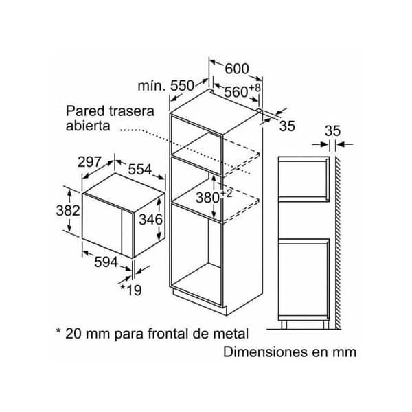 Balay 3CG5172N2 20L 800W mikroaaltouuni