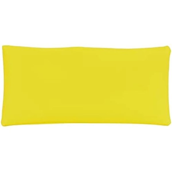 Skolpennfodral - SAFTA - Ansikte - Gul - 22 x 11 x 1 cm - Blandat Citronträd