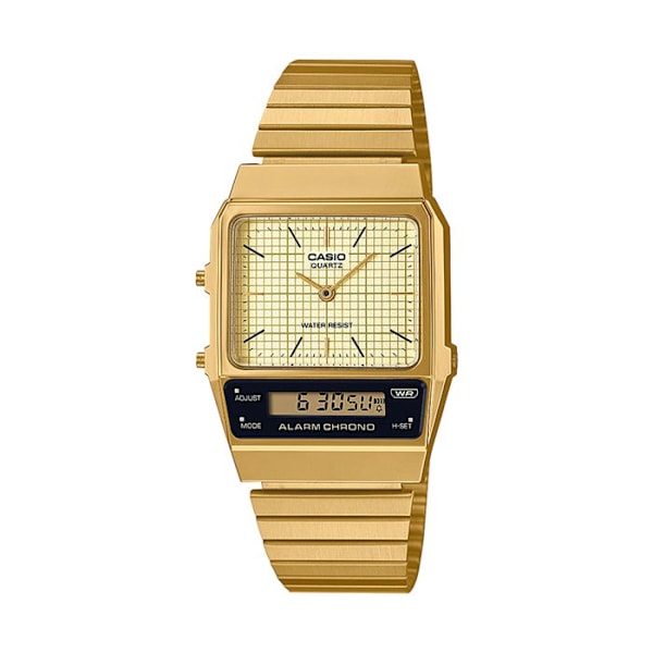 Casio CASIO Retro Vintage AQ-800EG-9AEF Klocka Gult guld