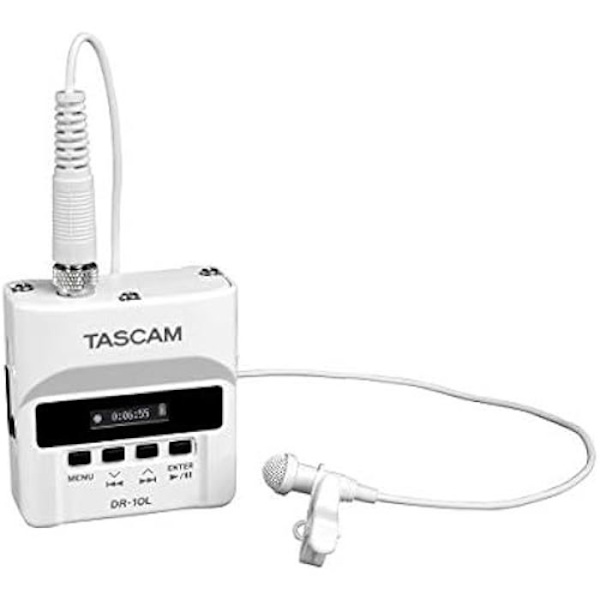Ljudinspelare - TASCAM - DR-10LW - Lavalier mikrofon - Automatisk kontroll - Lågklippt filter