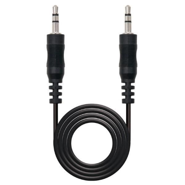Audio Jack -kaapeli (3,5 mm) NANOCABLE 10.24.01 Musta - mitta: 20 m