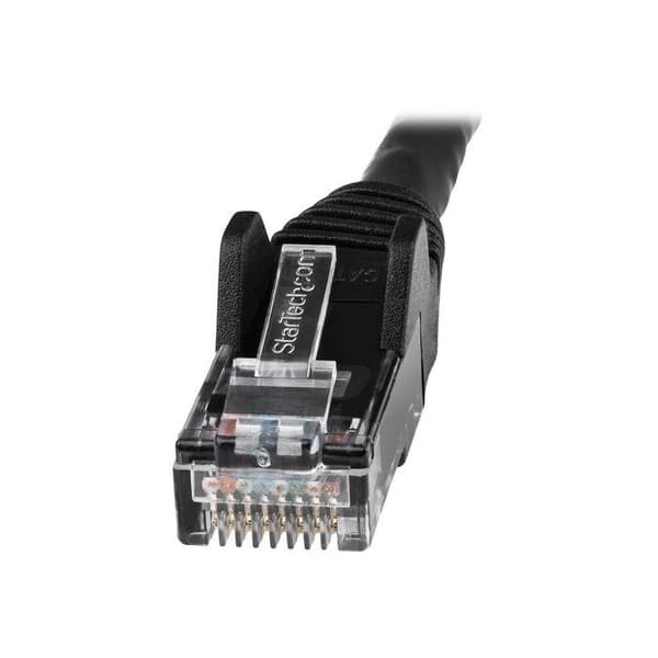 Ethernet-kaapeli – Cat6 – LSZH – 1 m – Musta