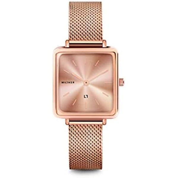 Montre MILLNER Analogisk - Model 8425402504956 - Sort - Vandtæthed 3 Atm - Kvarts - Mineralglas