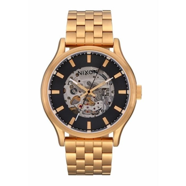 Ur - Nixon - Spectra - Automatisk - Skeletok - Sort/Guld