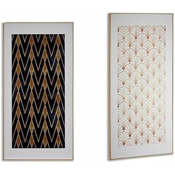 Canvas - PRESENTDEKOR - S3624346 - Flerfärgad - 61,5 x 3 x 121,5 cm - 2 st. Flerfärgad