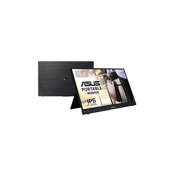 Bärbar Skärm USB - ASUS - ZenScreen MB16ACV - 15,6’’ - Full HD IPS-panel - Hybrid signal-lösning - USB Typ-C Svart