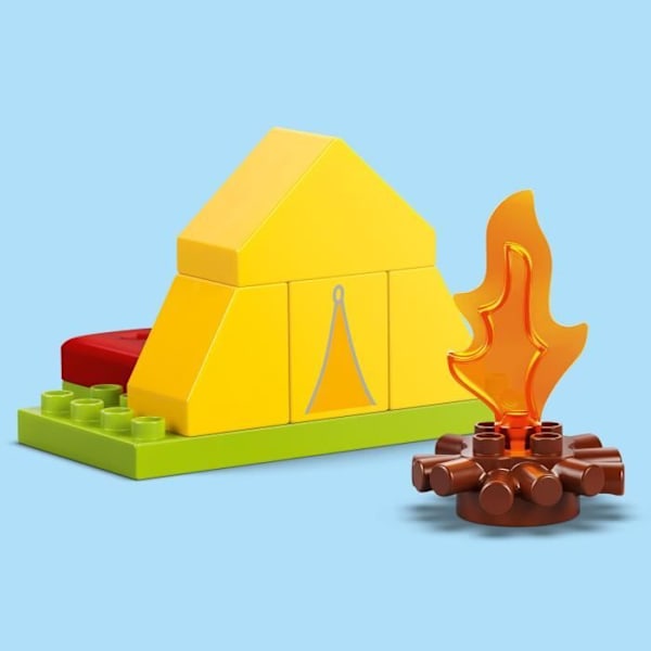 LEGO DUPLO Peppa Pig 10452 Campingsemestern - Byggset för barn från 2 år Flerfärgad