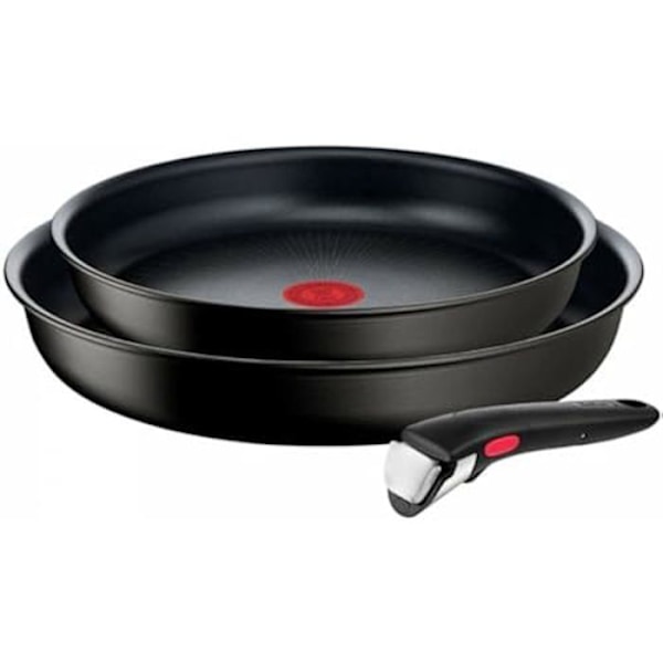 Tefal INGENIO Ubegrænset stegepandesæt Ø 22 cm Ø 26 cm, sort mångfärgad