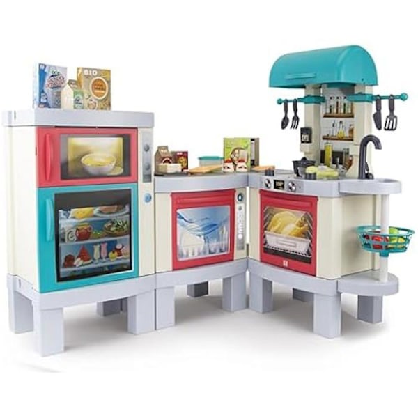 Leksakskök - CHICOS - Deli Kitchen XL - 31 tillbehör - Fotokromteknik - LED-lampor Varierande
