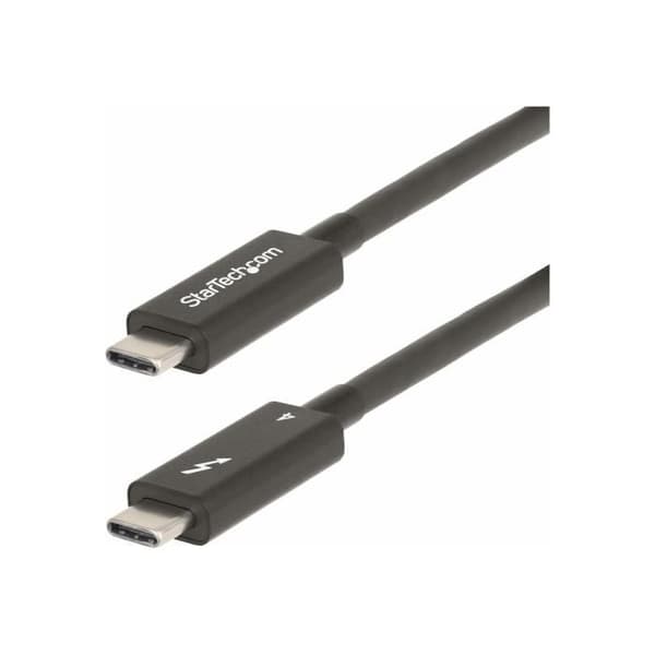 Thunderbolt 4 - StarTech.com - A40G2MB-TB4-CABLE - 2m - 40Gbps - 100W PD