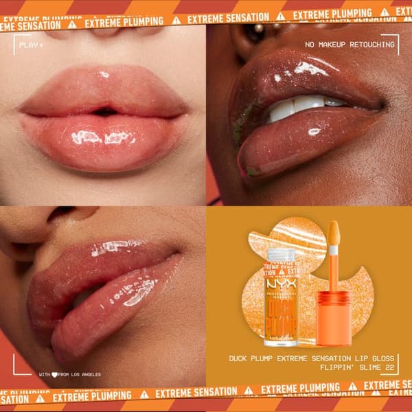 NYX Professional Makeup Gloss Duck Plump repulpant og glitrende Flippin' Slime Flippin' Slime