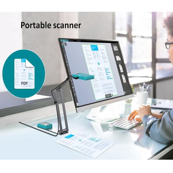 Tasoskanneri - IRIS - IRIScan Visualizer 7 - USB, Wi-Fi - 600 DPI - A4