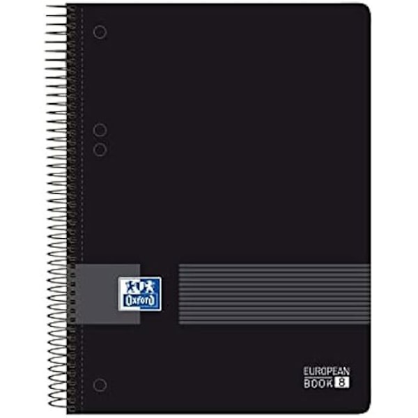 A5 anteckningsblock - OXFORD - Micro black - Squared - Överlägsen kvalitet - Blandat Sortiment