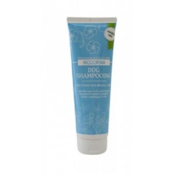 Hundefor shampoo - Inodorina - 250 ml - Lang pels - Naturlige ekstrakter - Let at rede ud