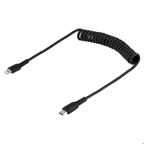 USB-C til Lightning-kabel - StarTech.com - 50cm - Sort - MFi-certificeret - Hurtig opladning