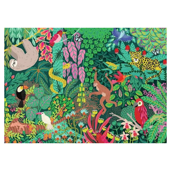 1000 palapeli - RAVENSBURGER - Taianomainen trooppinen metsä - Maisema ja luonto - Sekalaiset - Sisätilat