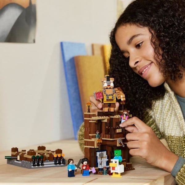 LEGO Minecraft 21272 Le Ring av Manet i Skogen - Byggset för pojkar från 10 år