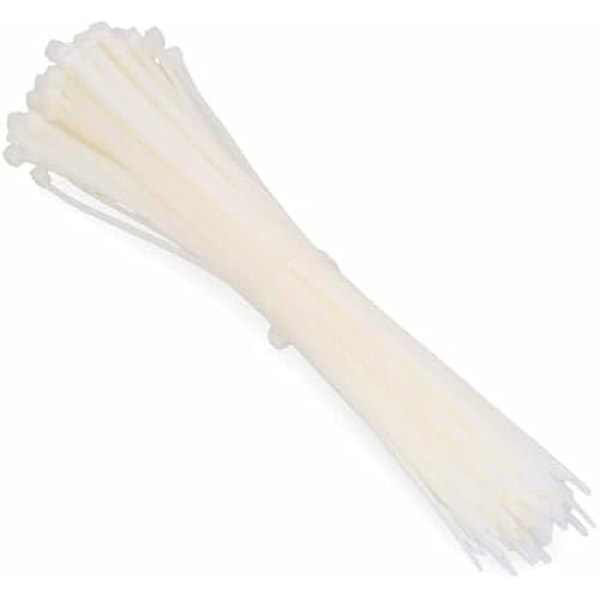 Nippusiteet - EDM - 100 kpl pakkaus - Luonnollinen nylon - 550 x 8 mm - Monivärinen Flerfärgad